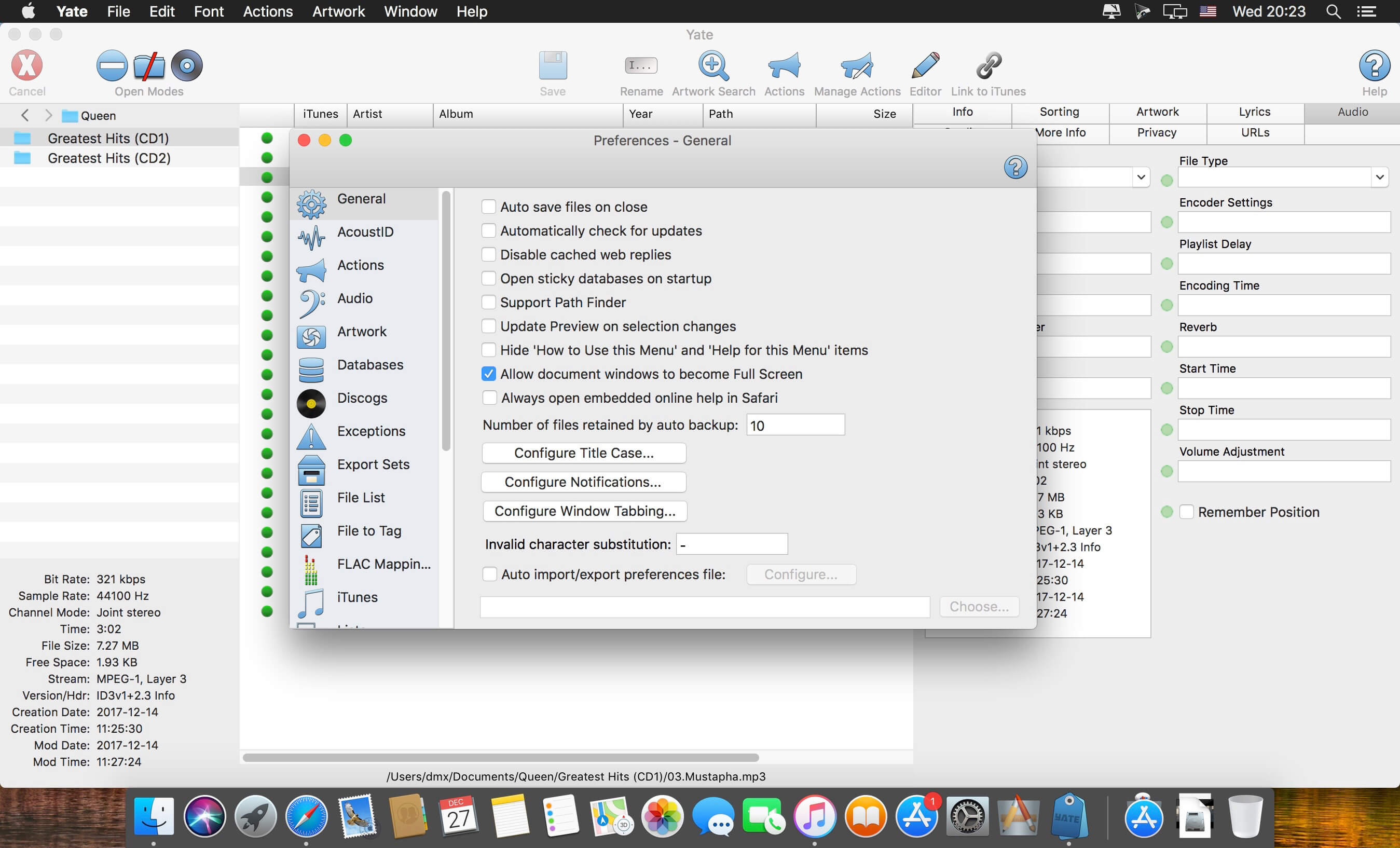 Yate 8.0.1 for Mac screenshot