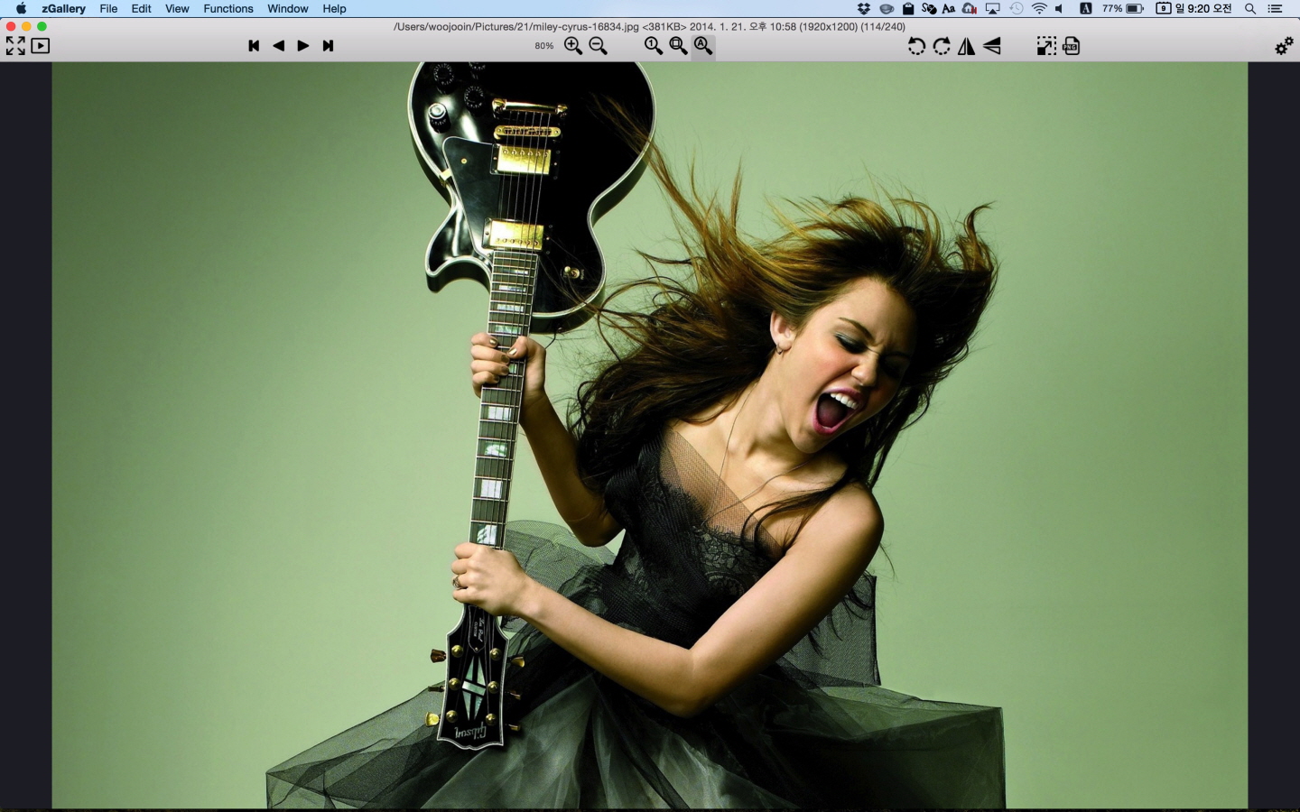 zGallery – Image Viewer 4.50 for Mac screenshot